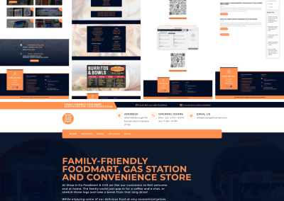 Shop-N-Go Foodmart website design